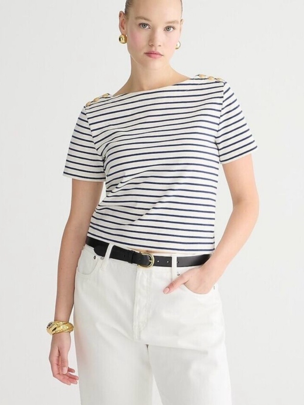 J.Crew Mariner French Breton Style Striped Tee Size Small ⚓️⚓️⚓️